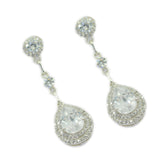 Riya White Stud Earrings for Women - Elegant Sparkle